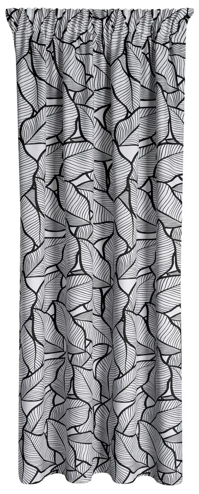 ZÁVES NA PÁSKE ROMI 140X270 CM BIELA