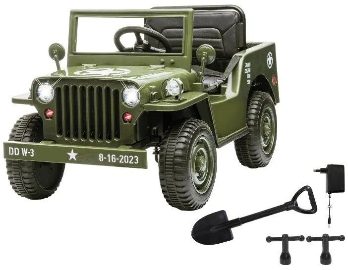 Jamara Elektrické autíčko Jeep Willys MB Army 12 V (100382860)