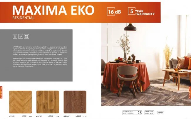 PVC podlaha MAXIMA EKO 520-02
