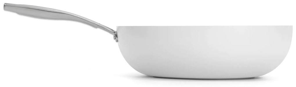 Elmich Nepriľnavá keramická Wok panvica Vital Ø 30 cm - krémovo biela