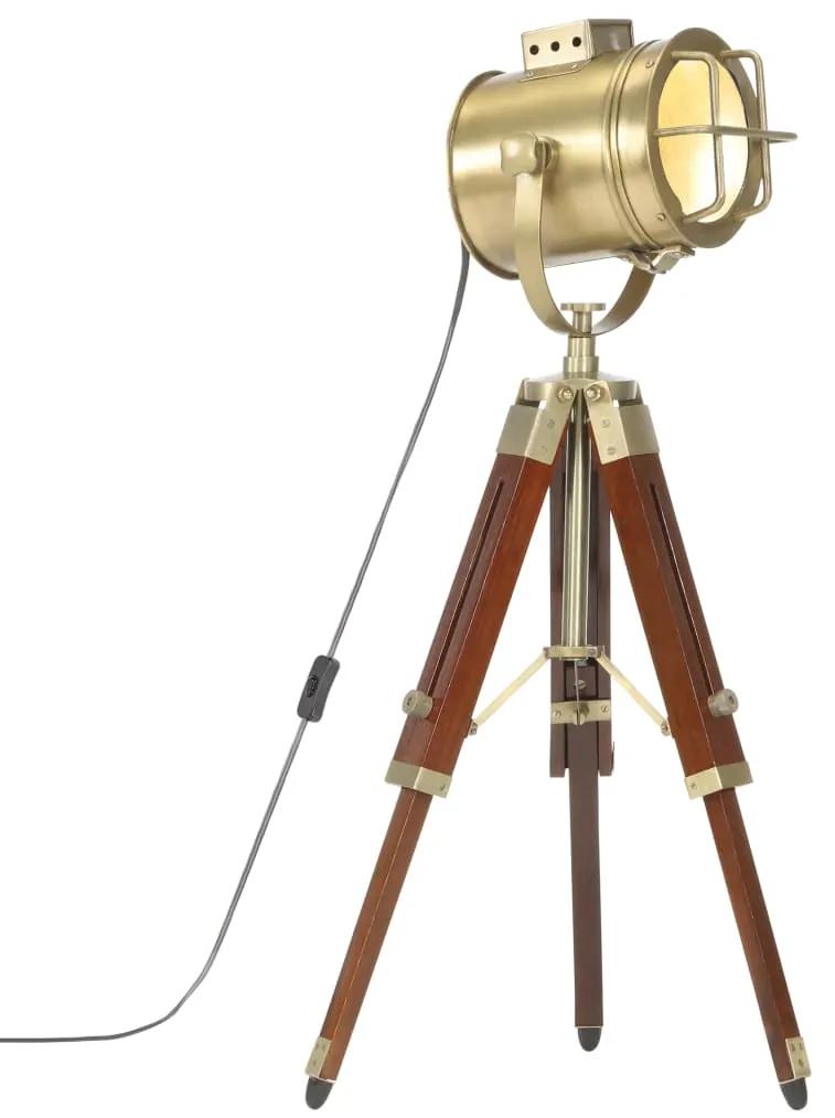 vidaXL Lampa na statíve 69 cm mangovníkový masív