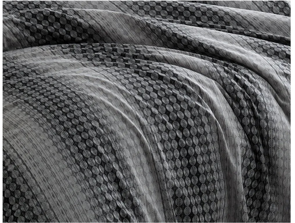 Bavlnené obliečky Oberon šedé 140x200/70x90 cm