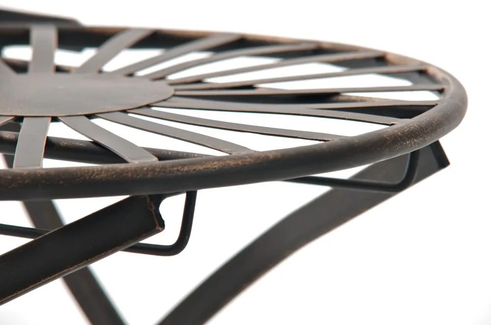 Kovová stolička skladacia Indra - Bronzová