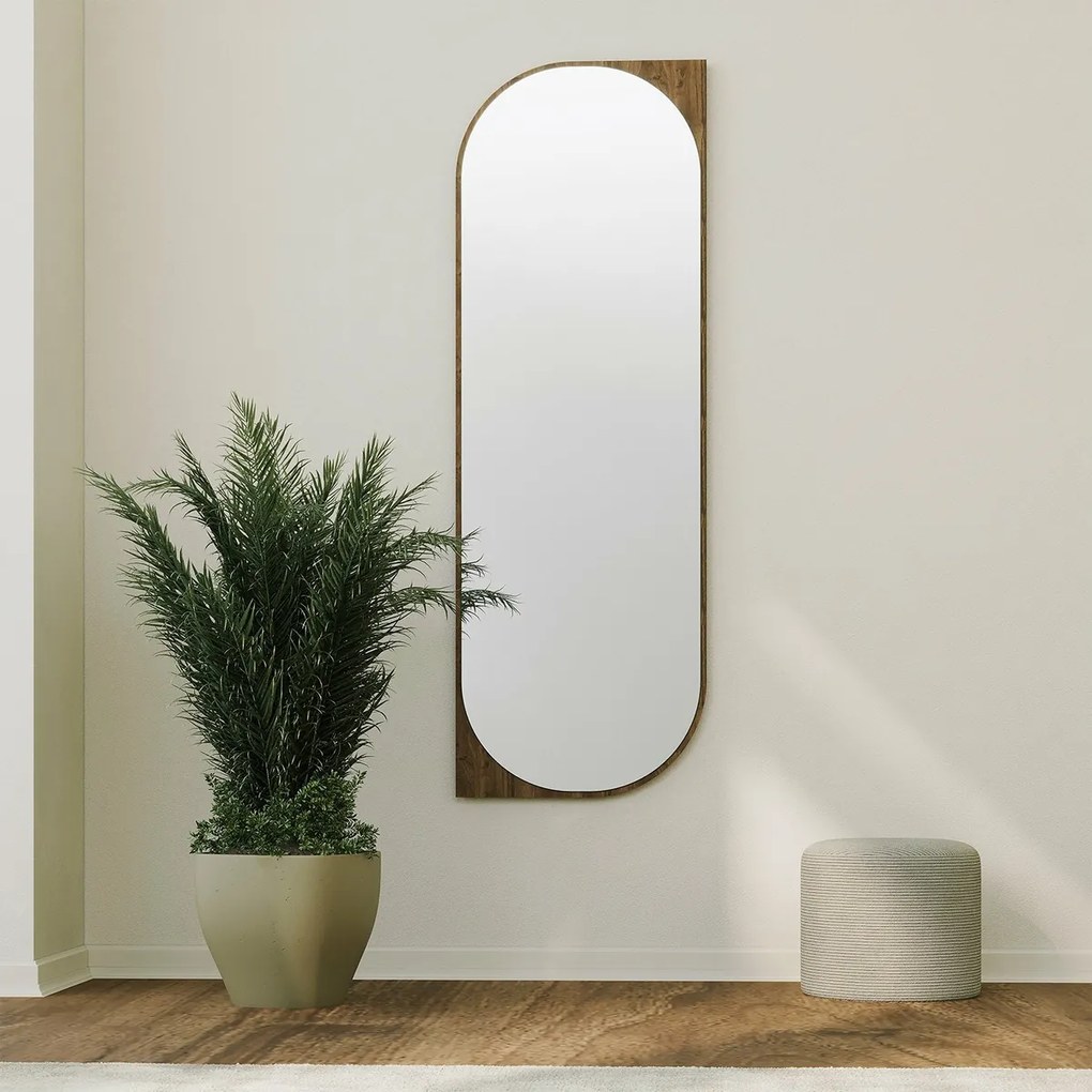 Zrkadlo Livi Walnut 52 x 152 cm