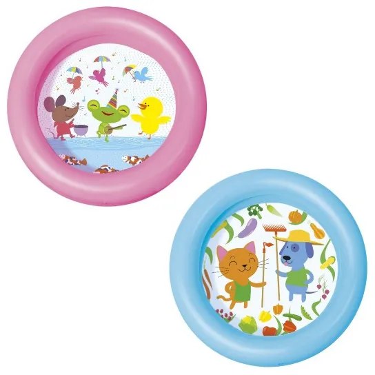 Teddies Bazén mini detský nafukovací 61x15cm 2 farby vo vrecku 2+