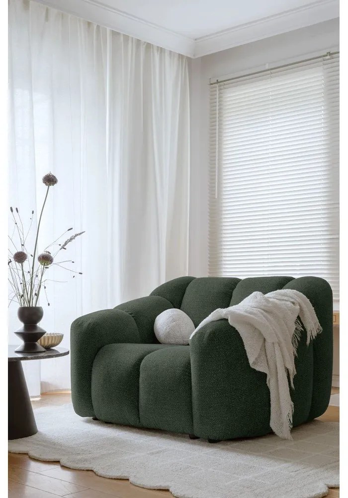 Tmavozelené kreslo Shell – Miuform