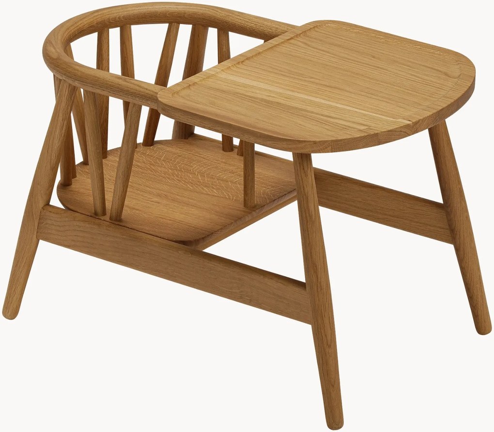 Ručne vyrobená detská stolička z dubového dreva Smilla