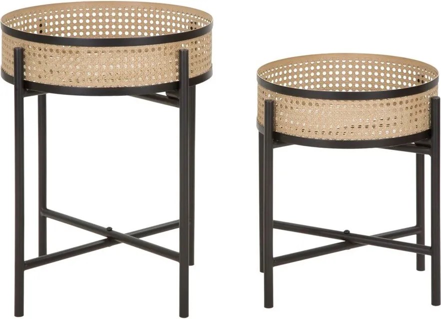 Okrúhle odkladacie stolíky v súprave 2 ks ø 40 cm Fuji – Mauro Ferretti