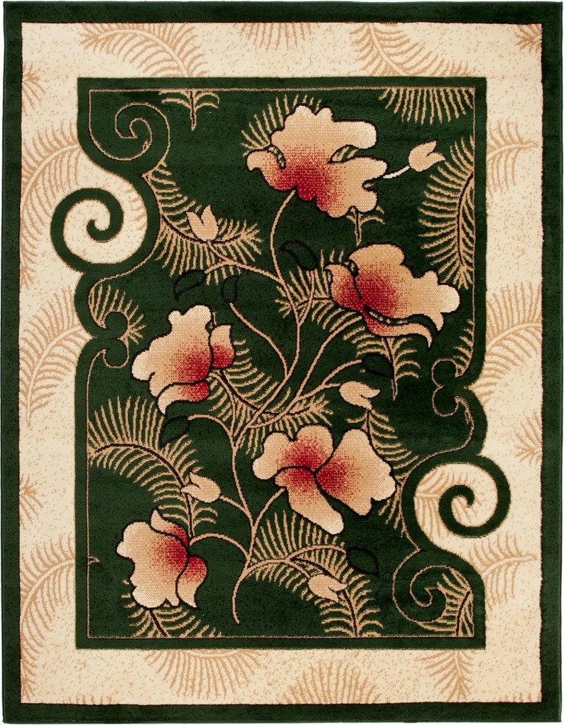 TA Koberec 4495A ZELENÝ ATLAS PP Rozmer: 140x200 cm