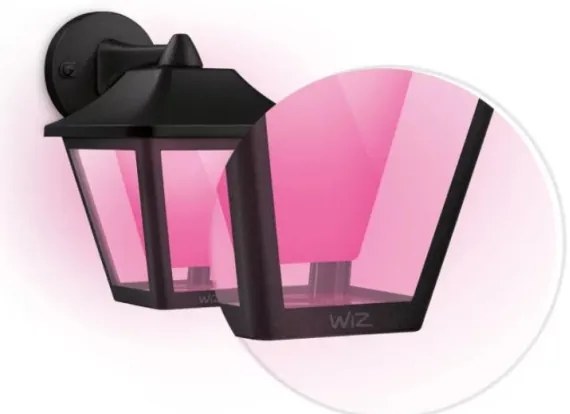 WiZ - LED RGBW Stmievateľné vonkajšie nástenné svietidlo LED/9,5W/230V IP44 Wi-Fi