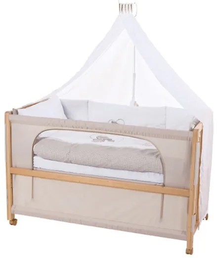 roba Detská postieľka Room Bed, 60 x 120 cm (medveď so srdiečkom, prírodná)  (100341028)