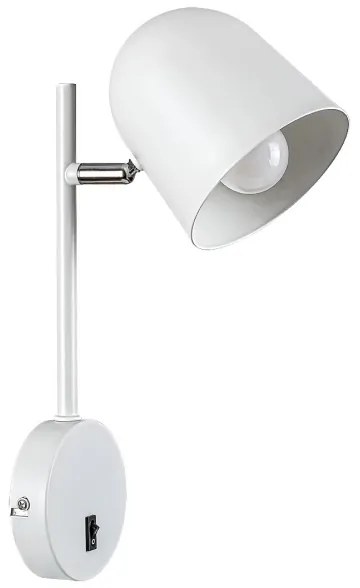 Rabalux 5243 - Nástenné svietidlo EGON 1xE14/40W/230V biela