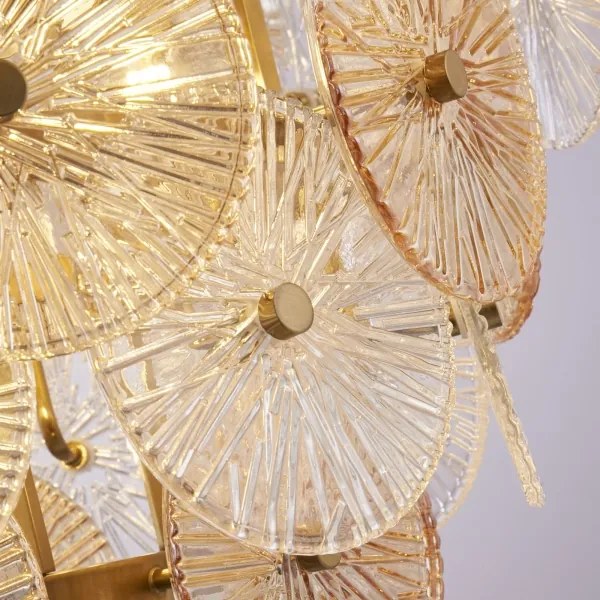 Searchlight 88210-9BZ - Luster na reťazi WAGON WHEEL 9xG9/33W/230V bronzová