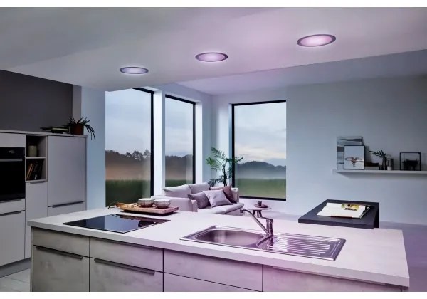 Eglo 96676 - LED RGB Stmievateľné podhľadové svietidlo FUEVA-C LED/15,6W/230V