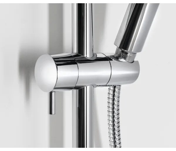 Aqualine - Sprchová súprava s batériou FARRAO lesklý chróm