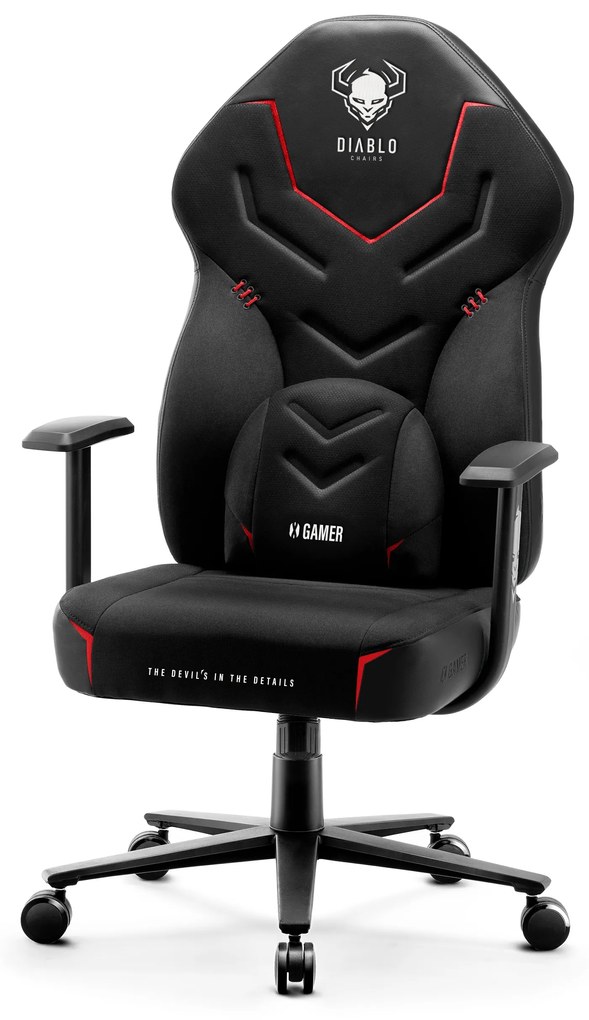 Herné kreslo Diablo X-Gamer 2.0 Normal Size, čierne