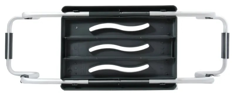 Spirella Nastaviteľné sedátko do vane, sivá, 50-65 cm