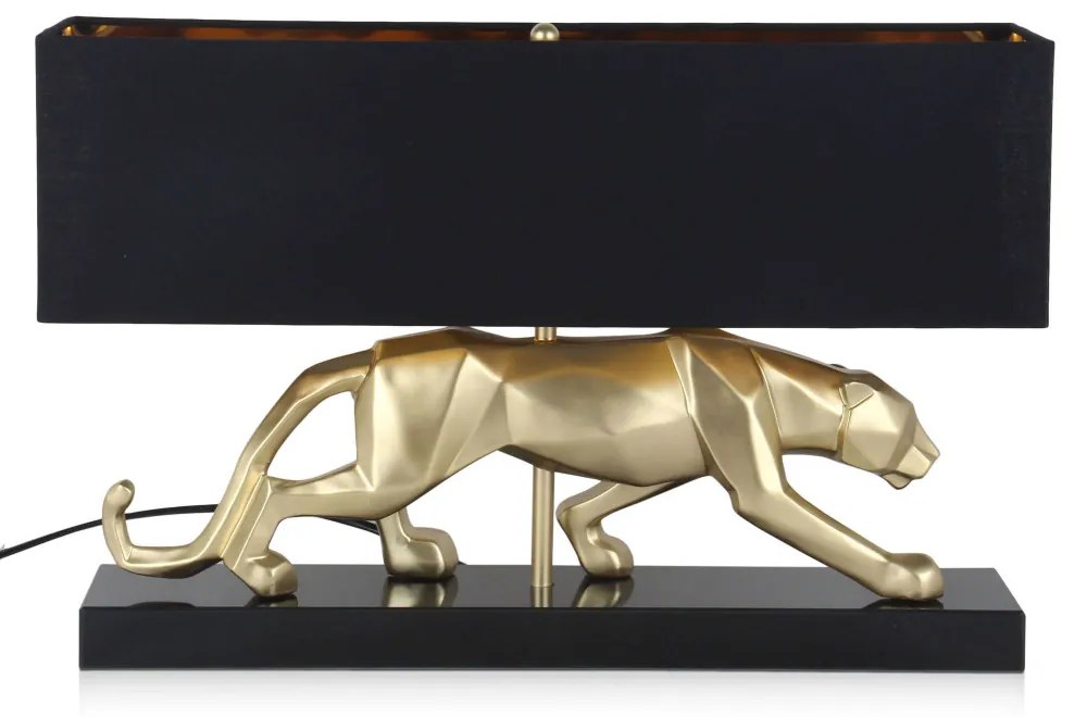 Design lampa do obývačky GOLD PANTHER