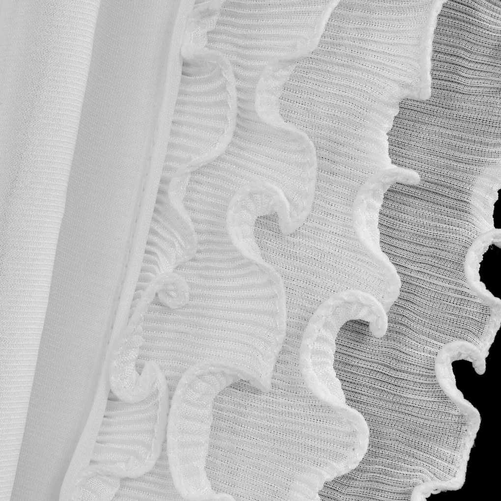 ZÁCLONA NA PÁSKE LUISA 140X270 CM BIELA