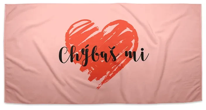 Sablio Uterák Chýbaš mi 2 - 30x50 cm