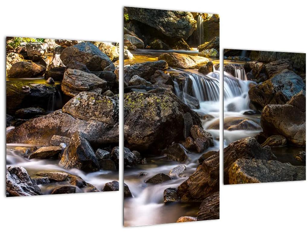 Obraz kamenistého potoku (90x60 cm)