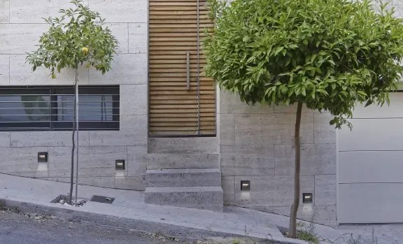 LED vonkajšie nástenné osvetlenie Afi 3000K