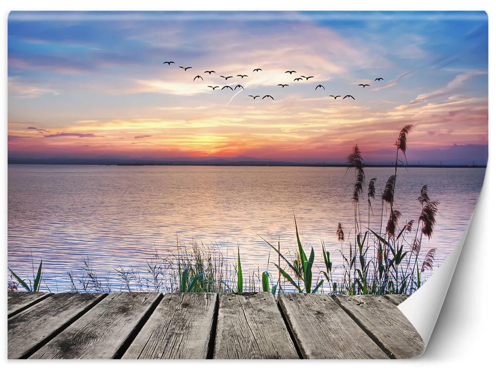Gario Fototapeta Západ slnka na jazere Materiál: Vliesová, Rozmery: 200 x 140 cm