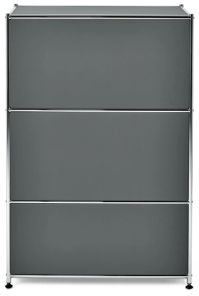 Kovová skrinka »CN3«, sivá