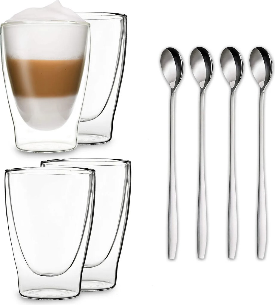 Feelino DUOS, dvojstenný pohár, 400 ml, vrátane lyžičky