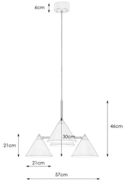 Markslöjd 108077 - Luster na lanku KLINT 4xE14/40W/230V biela