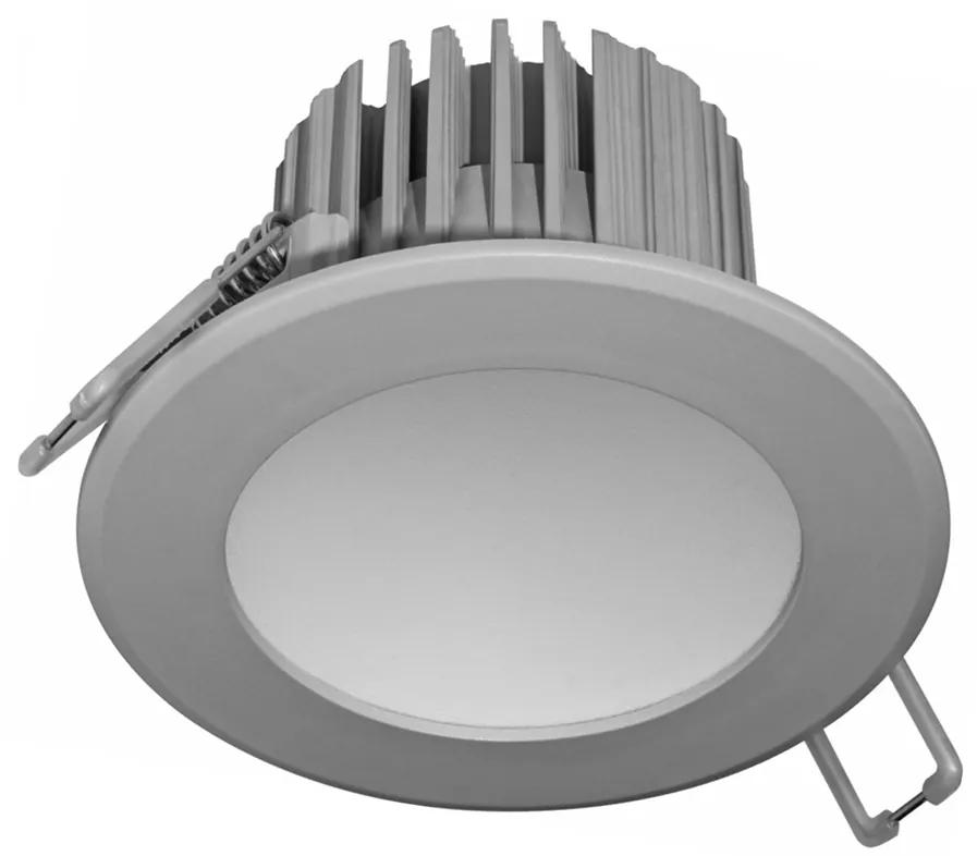 Nedes LED Kúpeľňové podhľadové svietidlo LED/7W/230V 4000K šedá IP44 ND0033