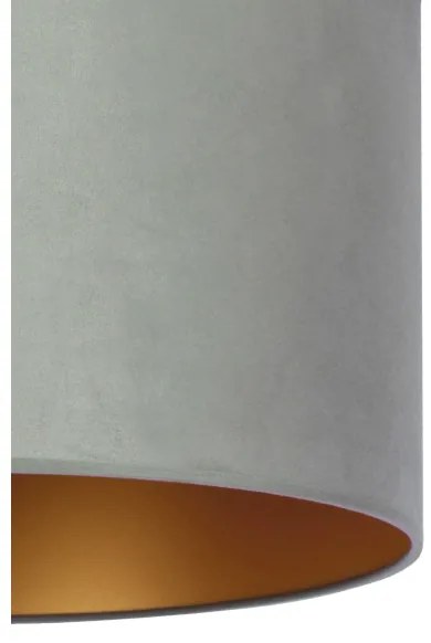 Duolla - Stropné svietidlo ROLLER 1xE27/15W/230V pr. 40 cm svetlozelená/zlatá