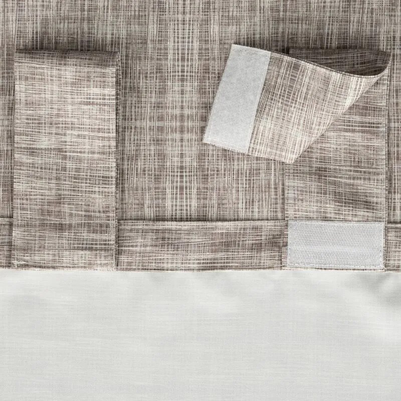 Dekorstudio Hnedý záhradný záves GARDEN 10 na putkách Rozmer závesu: 155x260cm