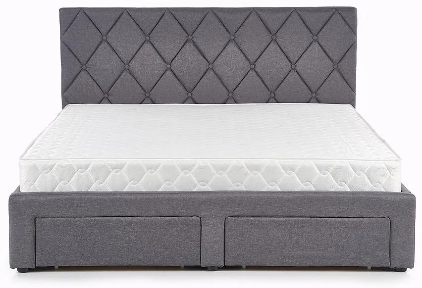 Posteľ Betina 160 sivá