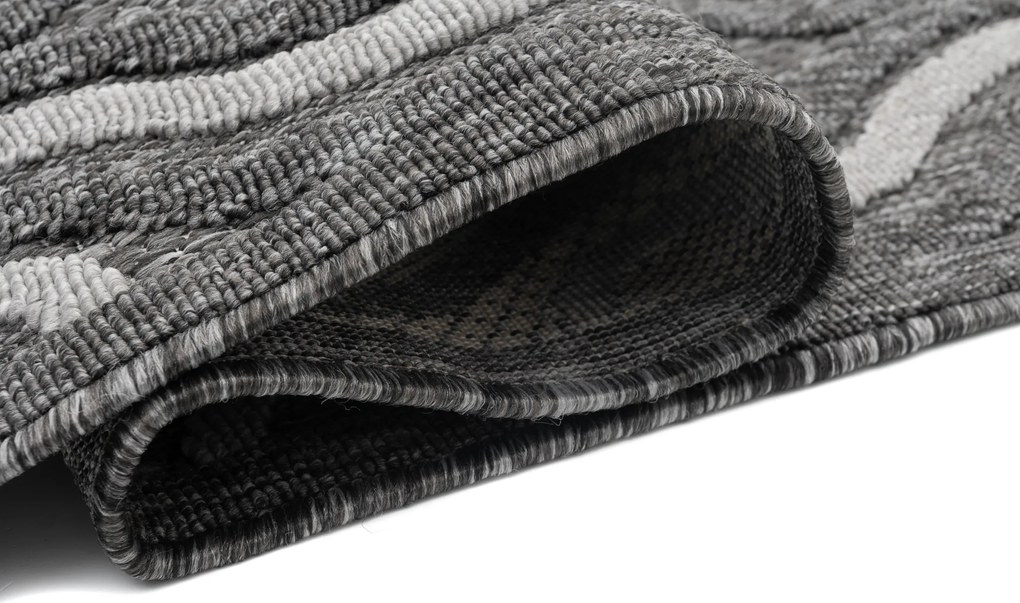 TA Koberec FG81A TMAVO ŠEDÝ CANSAS FOW Rozmer: 120x170 cm