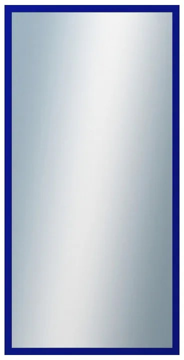 DANTIK - Zrkadlo v rámu, rozmer s rámom 50x100 cm z lišty PERLA modrá lesklá (2877)