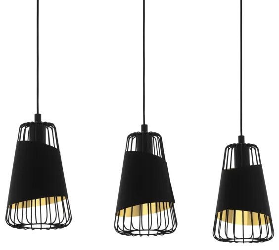 Eglo 49448 - Luster na lanku AUSTELL 3xE27/60W/230V