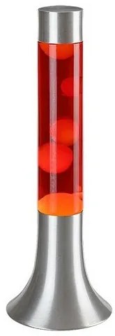 Rabalux 76025 dekoratívna lávová stolná LED lampa Poppilol, červenožltá