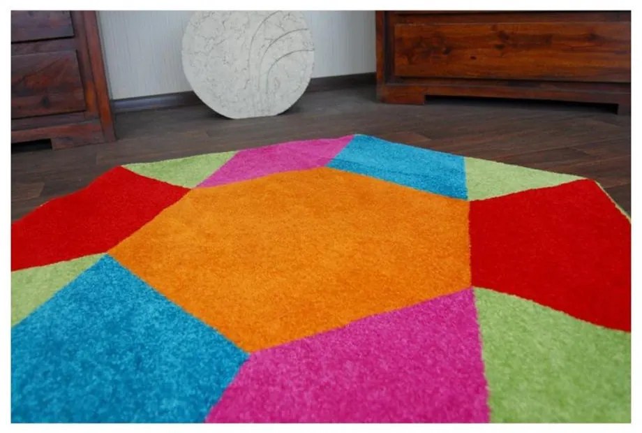 Detský kusový koberec Drak viacfarebný 100cm