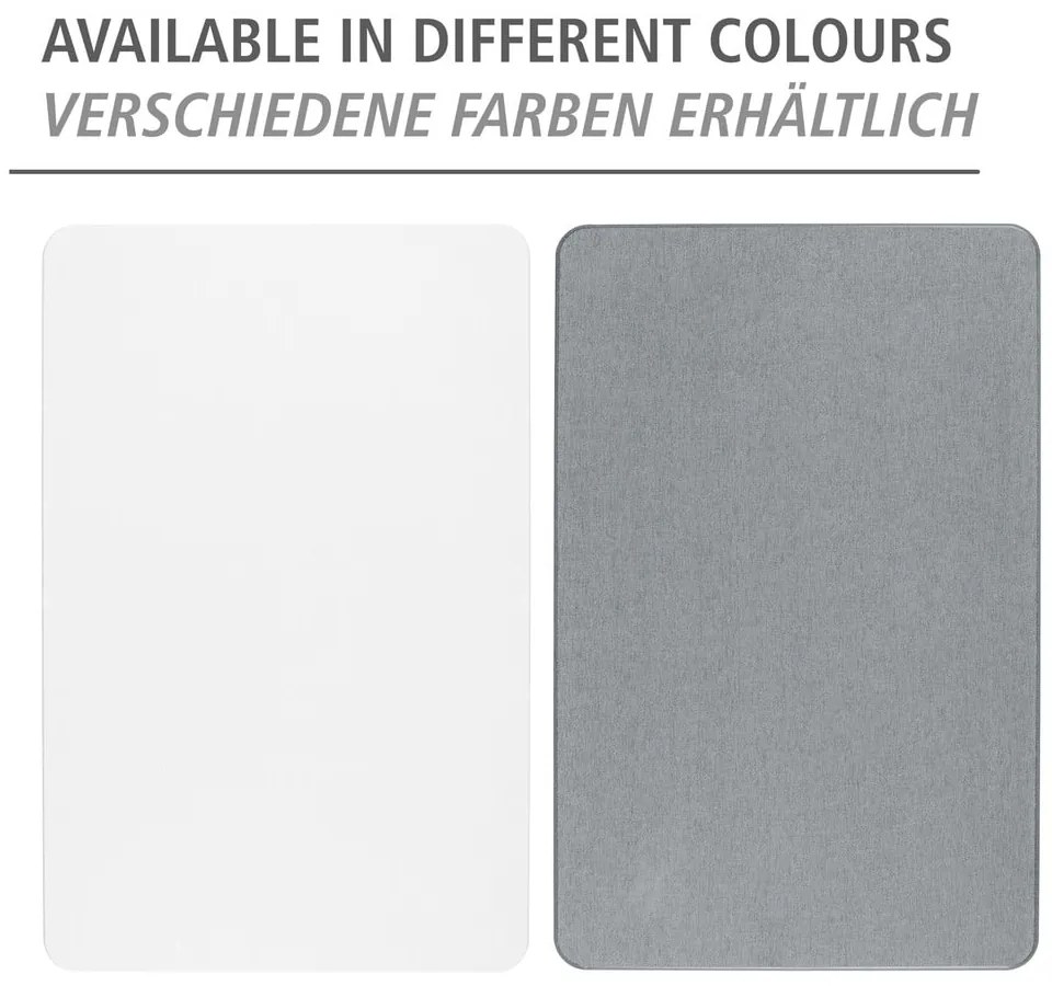Biela kúpeľňová predložka z kremeliny 39x60 cm Simi – Wenko