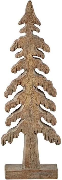 Dekoratívna soška v hnedej farbe KJ Collection Tree Turo, výška 19 cm