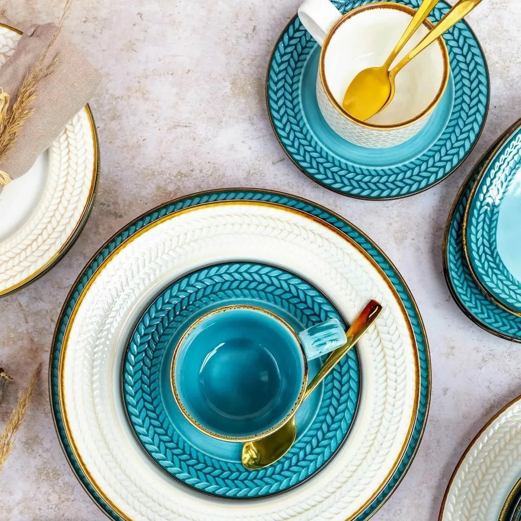 Mäser Súprava na kávu 12 ks PROSPERO – tyrkysová