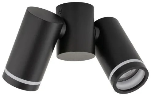 Bodové svietidlo JET SET 2xGU10/10W/230V čierna