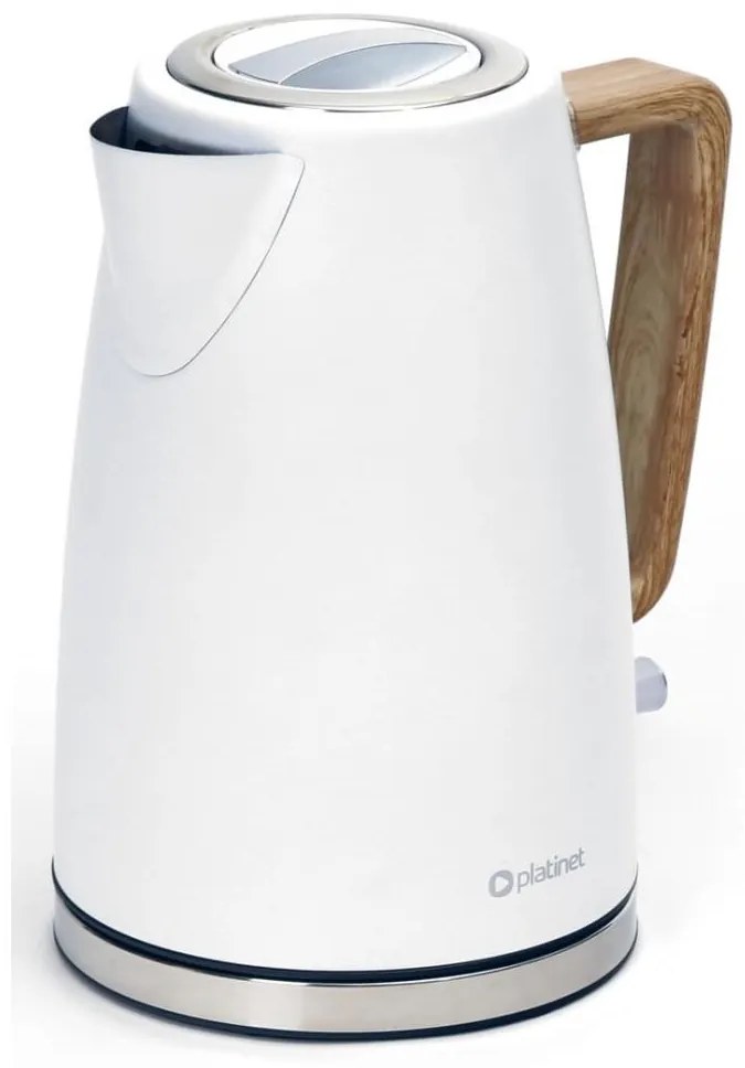 Rýchlovarná kanvica 1,7 l 2400W/230V nerez/biela