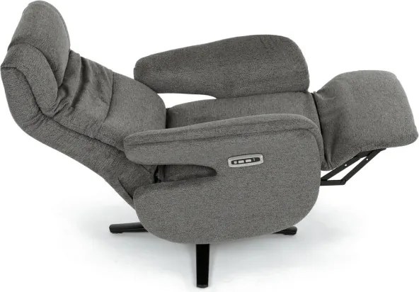 Polohovacie kreslo sivé, elektrické TV-C5590 GREY2