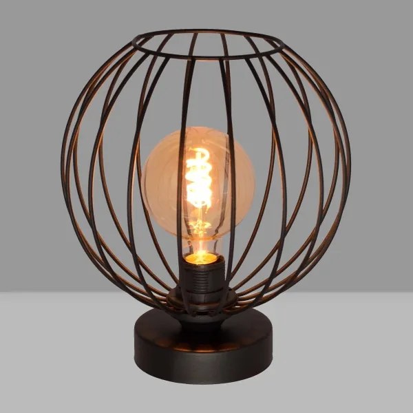 Stolná lampa MERCURE 1xE27/15W/230V čierna