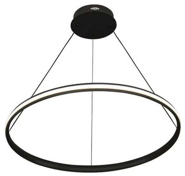 LED Stmievateľný luster na lanku LED/55W/230V 3000-6500K pr. 60 cm + diaľkové ovládanie