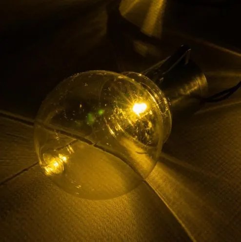 Nexos 55820 LED solárna svetelná reťaz s 10 žiarovkami