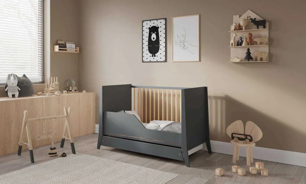 Ourbaby Cosmo bed čierna