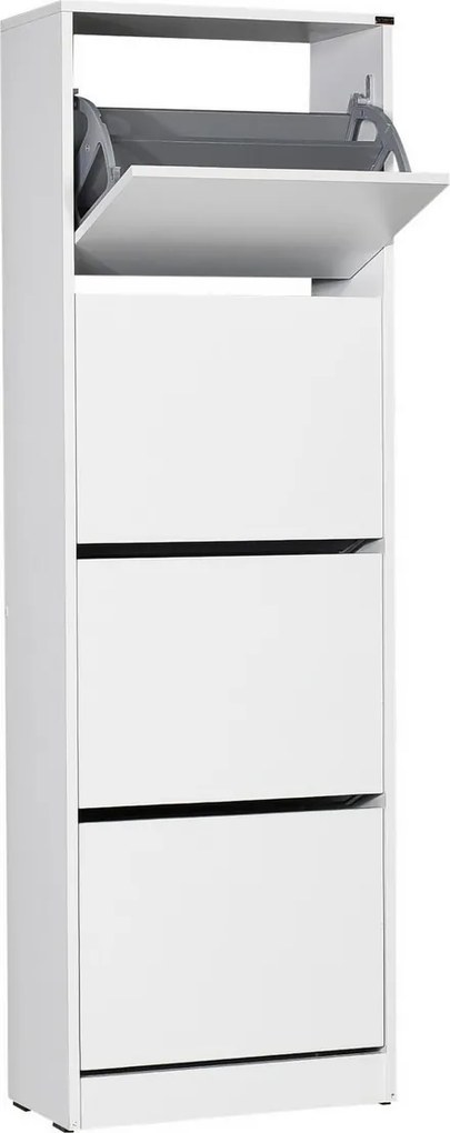 Skríňka na topánky Sham White